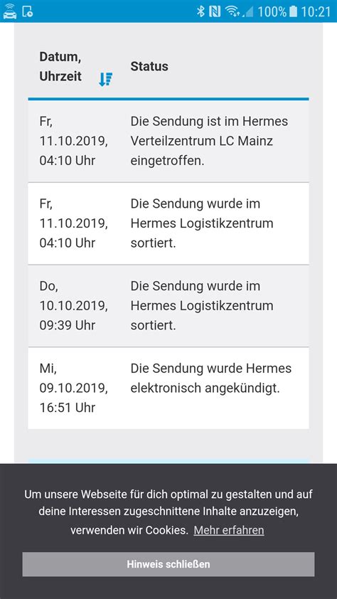 hat hermes probleme mit der zustellung|hermes sendung ausrichten.